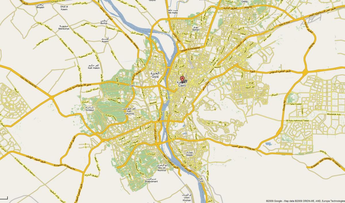 Kahire şehir haritası