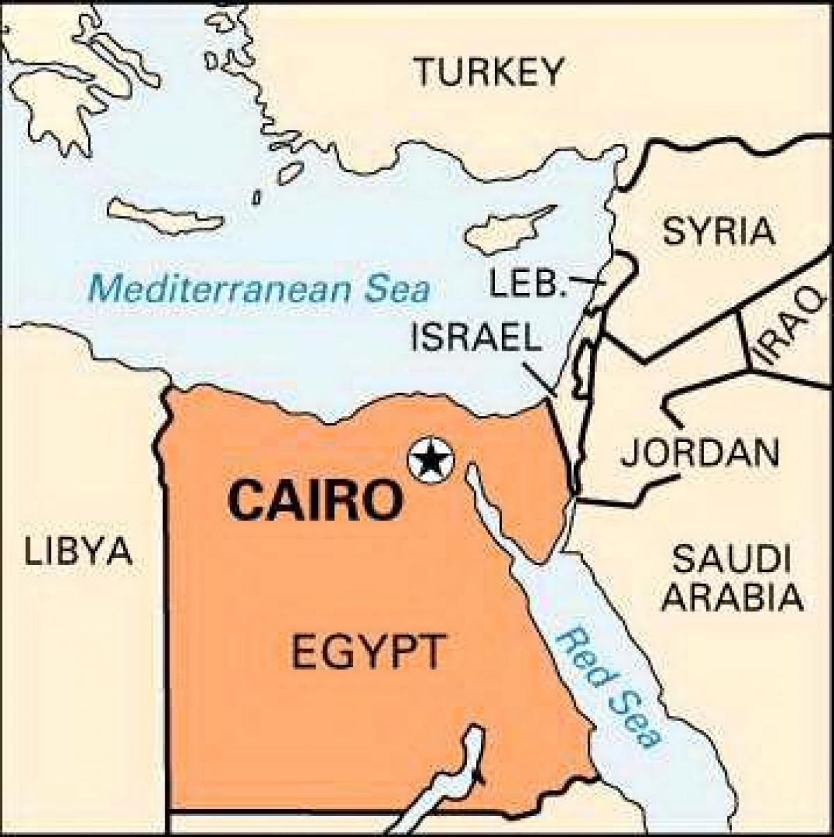 Kahire harita konumu