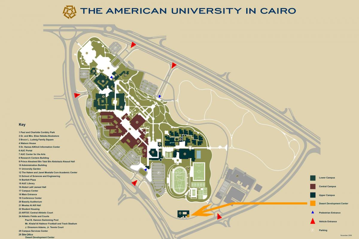 KKTC haritası yeni Kahire kampüs