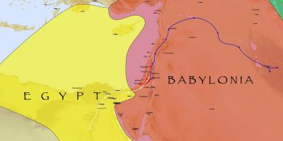 Babil, Mısır harita 