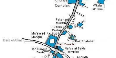 Han el Halili Çarşısı harita