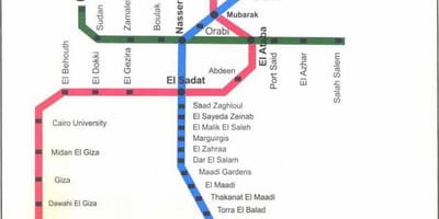 Kahire metro haritası