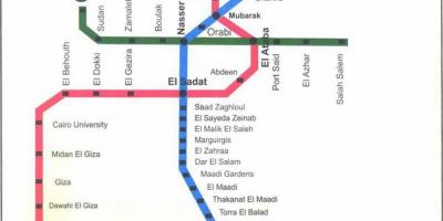 Kahire metro haritası
