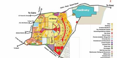 Yeni Kahire şehir haritası 